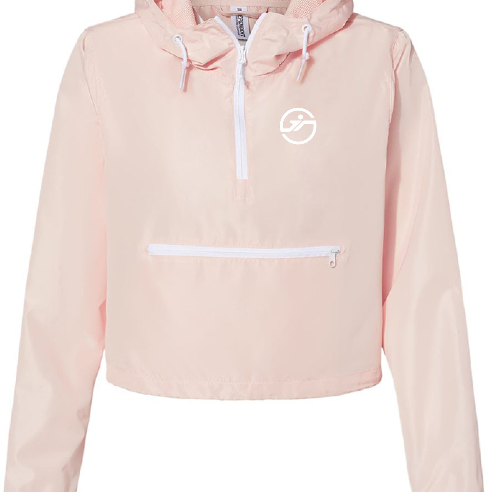 Blush/ White Zipper - FRONT